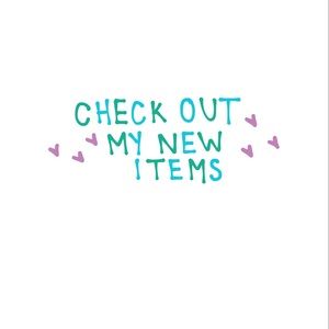 Hey! Check out my page & my new items!